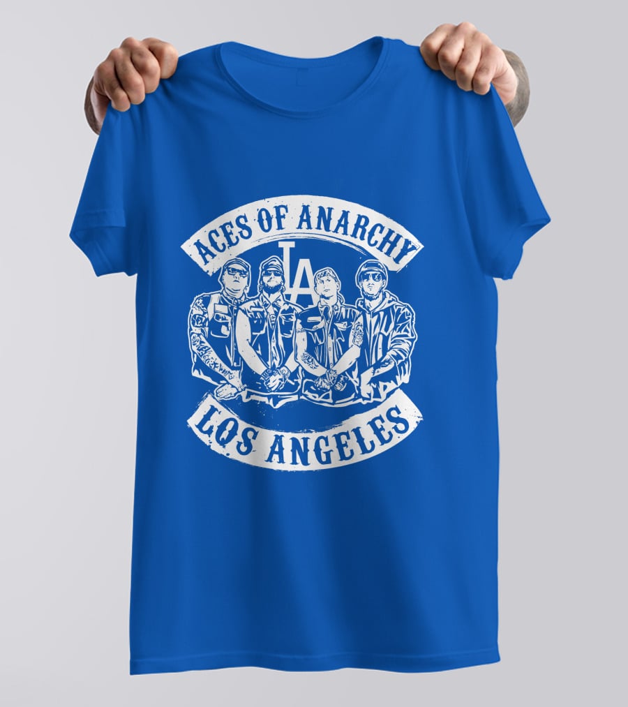 Aces Of Anarchy Los Angeles Dodgers T-Shirt