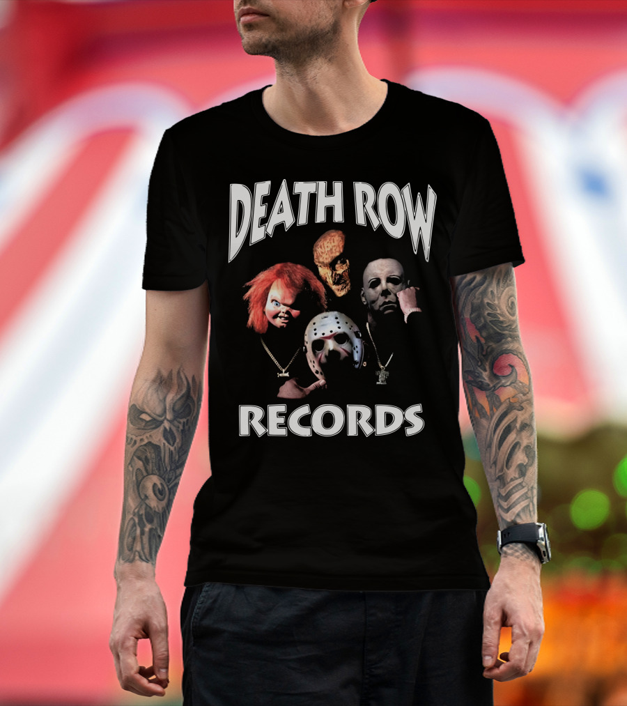 Death Row Records Horror Icons T-Shirt