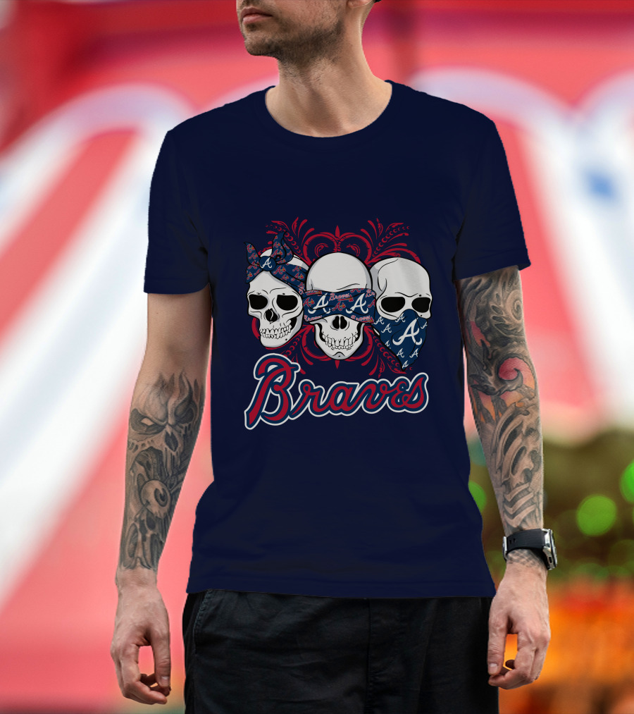 Braves Skull Bandana T-Shirt
