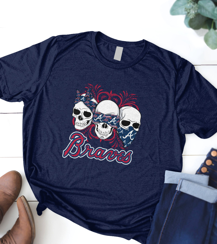 Braves Skull Bandana T-Shirt