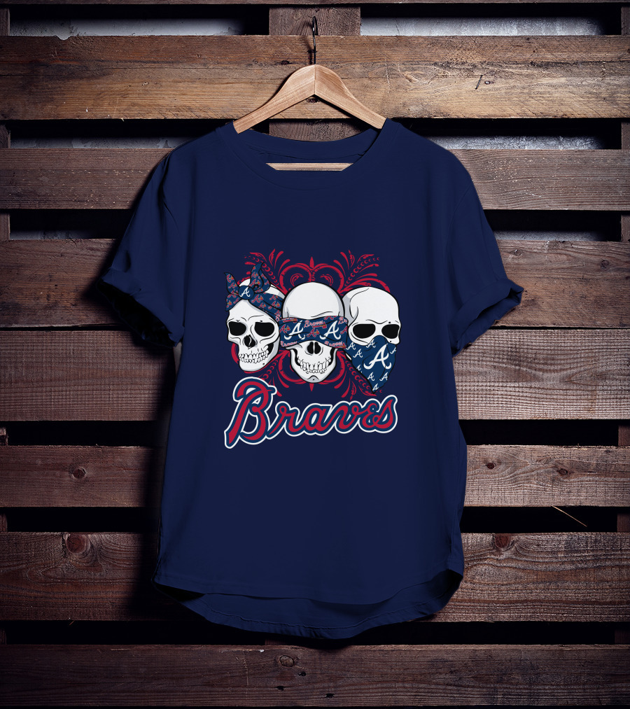 Braves Skull Bandana T-Shirt