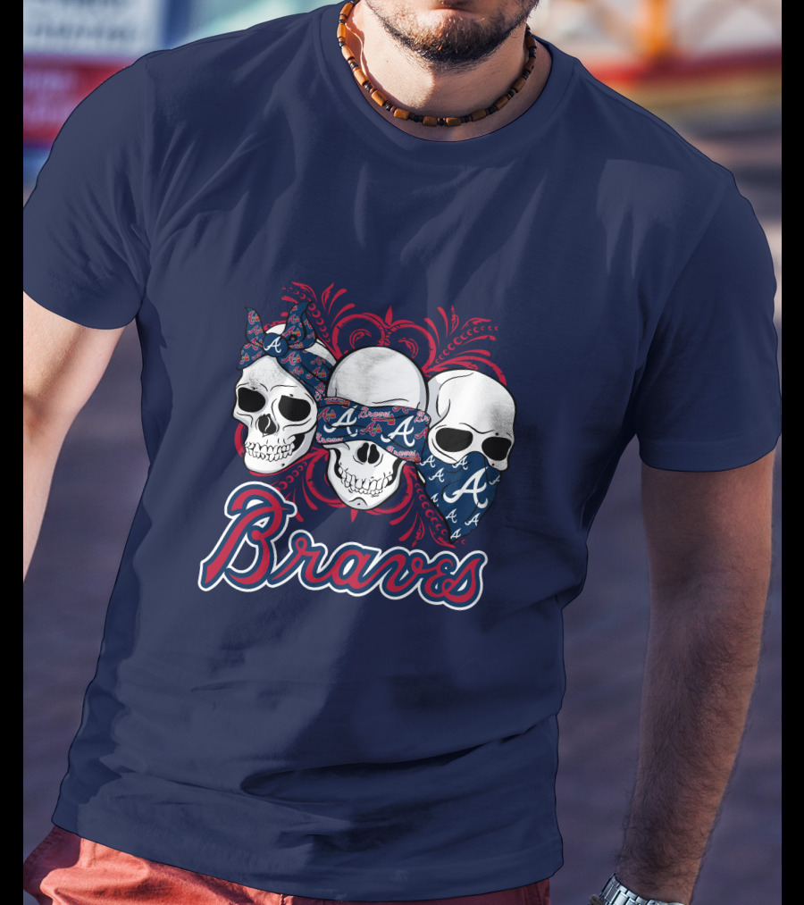 Braves Skull Bandana T-Shirt