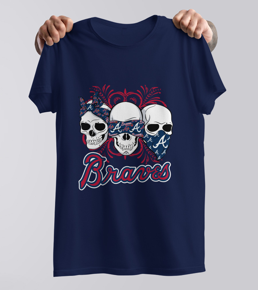 Braves Skull Bandana T-Shirt