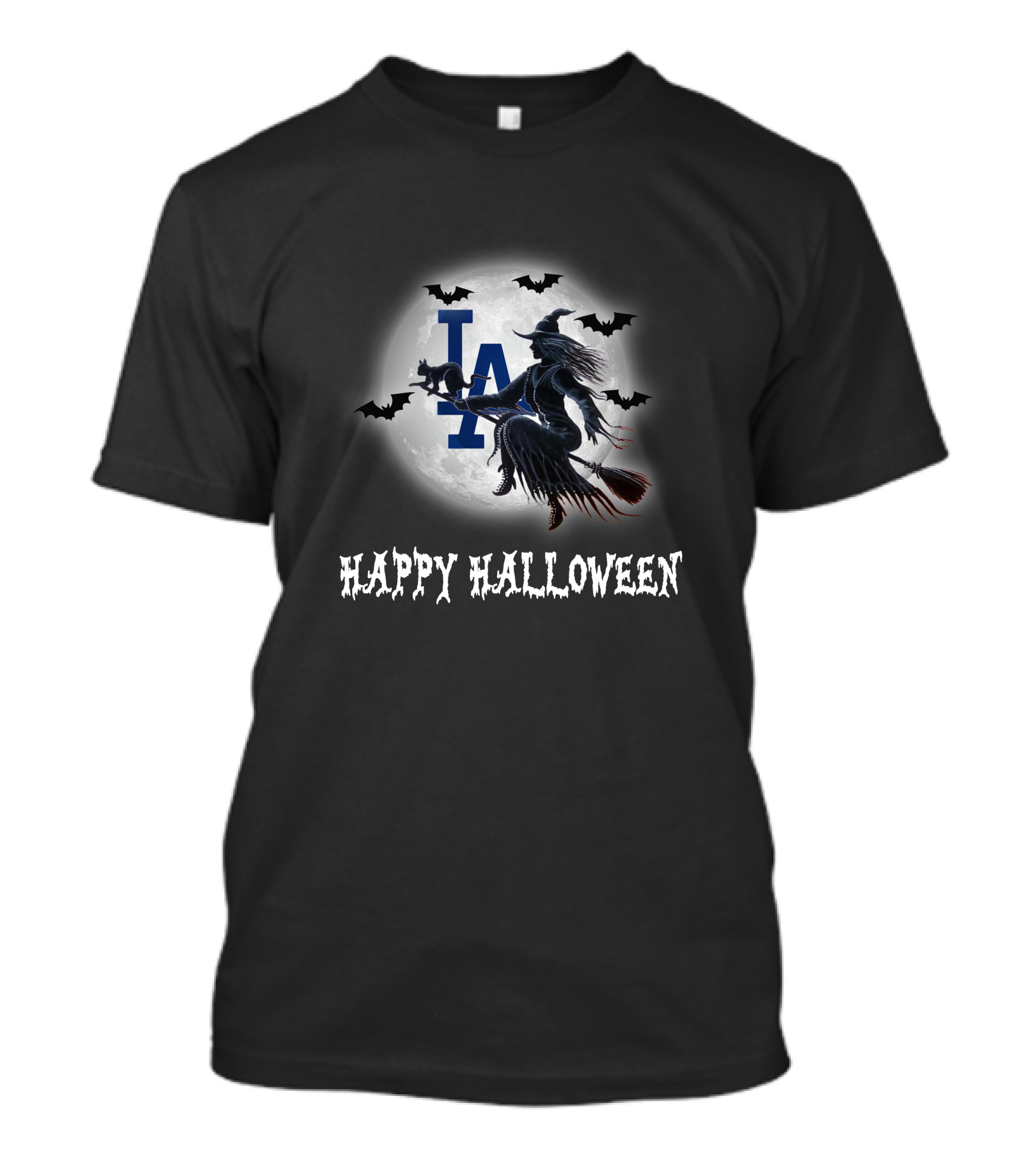 La Dodgers Witch Halloween T-Shirt