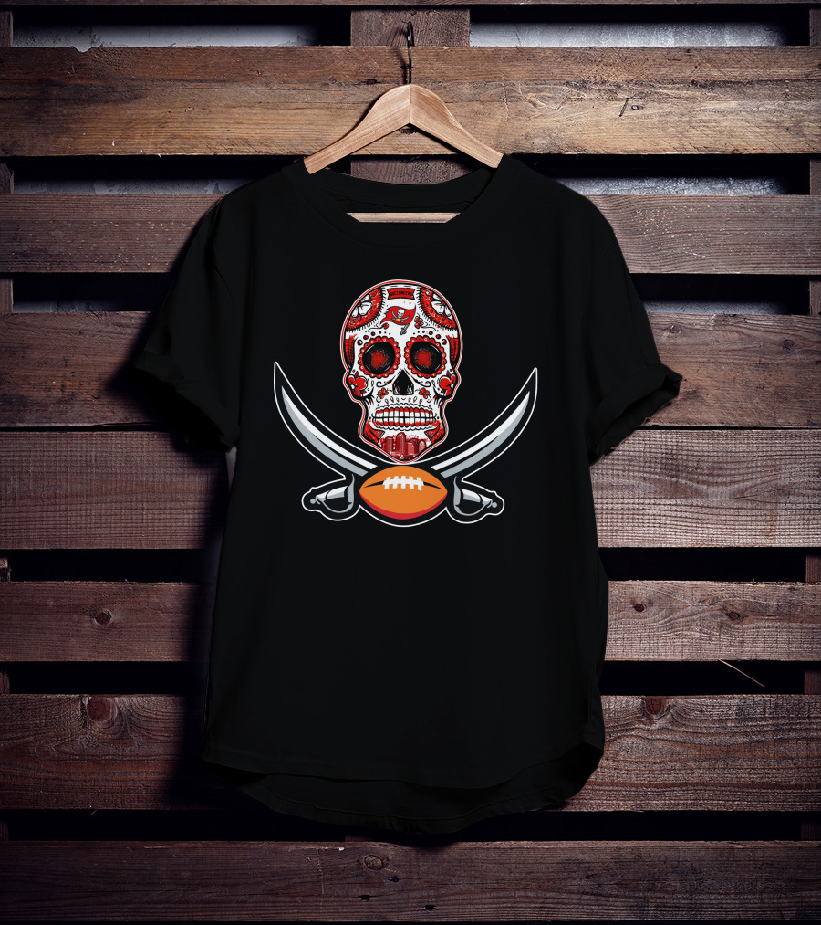 Tampa Bay Buccaneers Sugar Skull T-Shirt