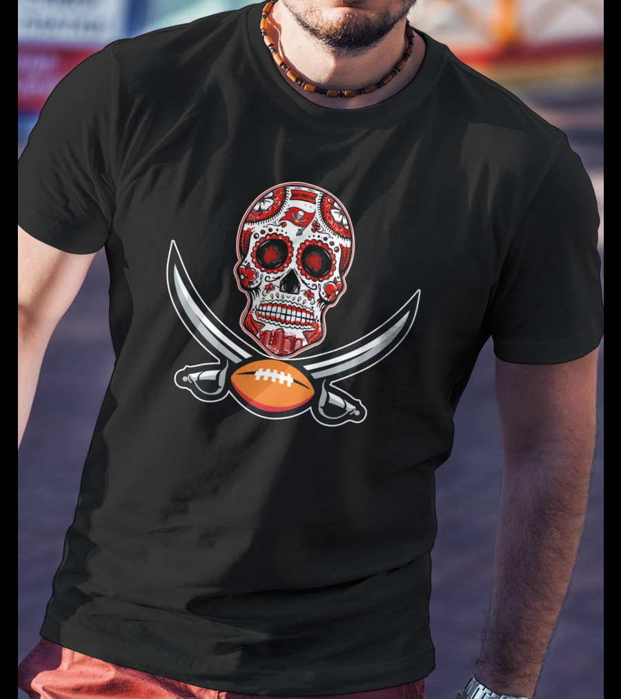 Tampa Bay Buccaneers Sugar Skull T-Shirt