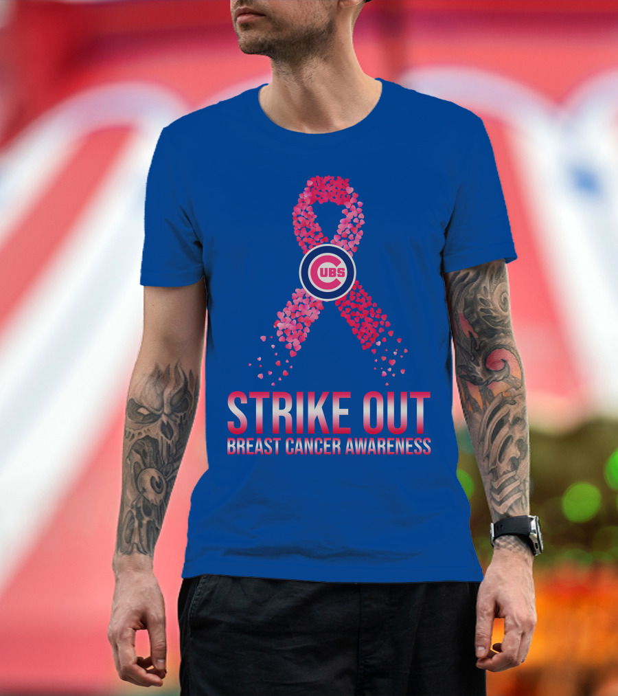 Cubs Strike Out Breast Cancer Awareness T-Shirt