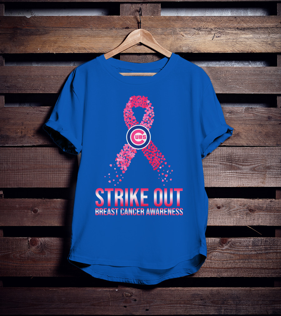 Cubs Strike Out Breast Cancer Awareness T-Shirt