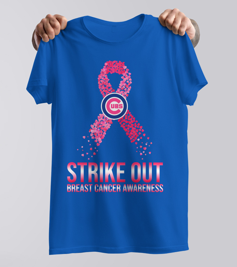 Cubs Strike Out Breast Cancer Awareness T-Shirt