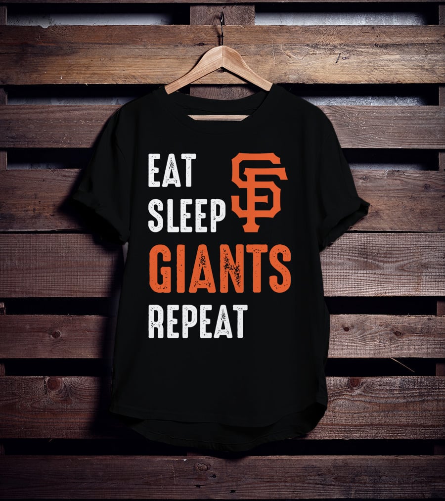 Eat Sleep Giants Repeat Sf T-Shirt