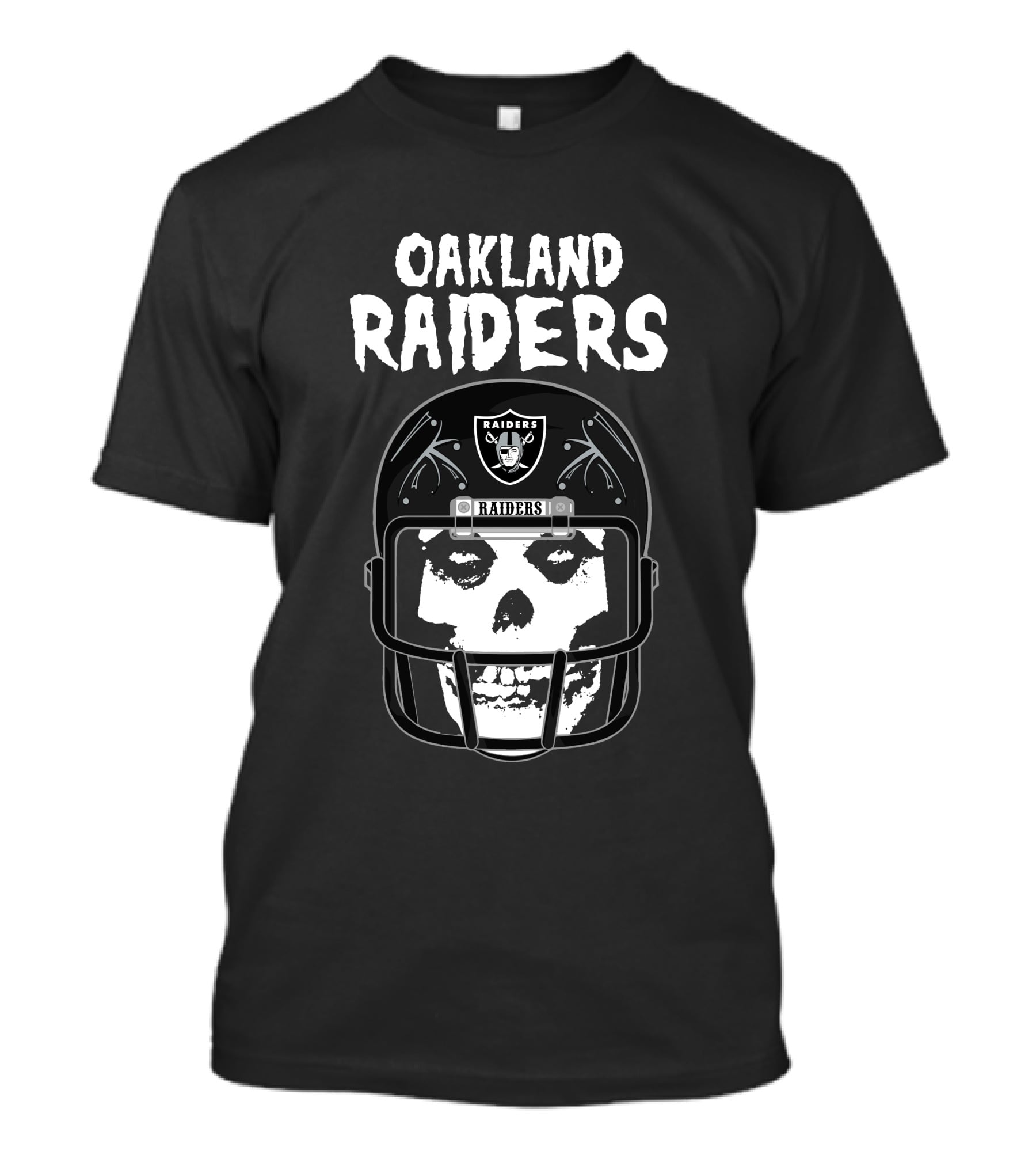Oakland Raiders Skull Helmet T-Shirt