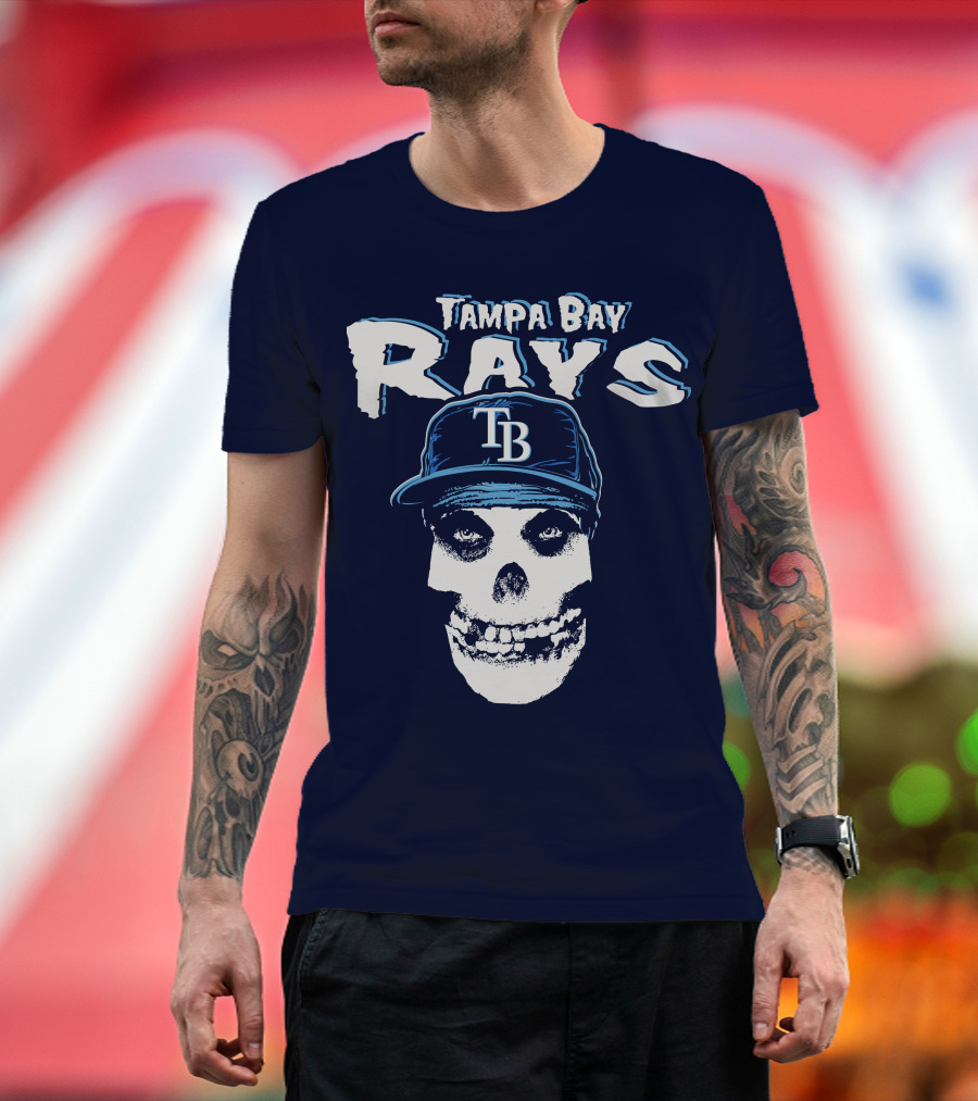 Tampa Bay Rays Tb Skull T-Shirt
