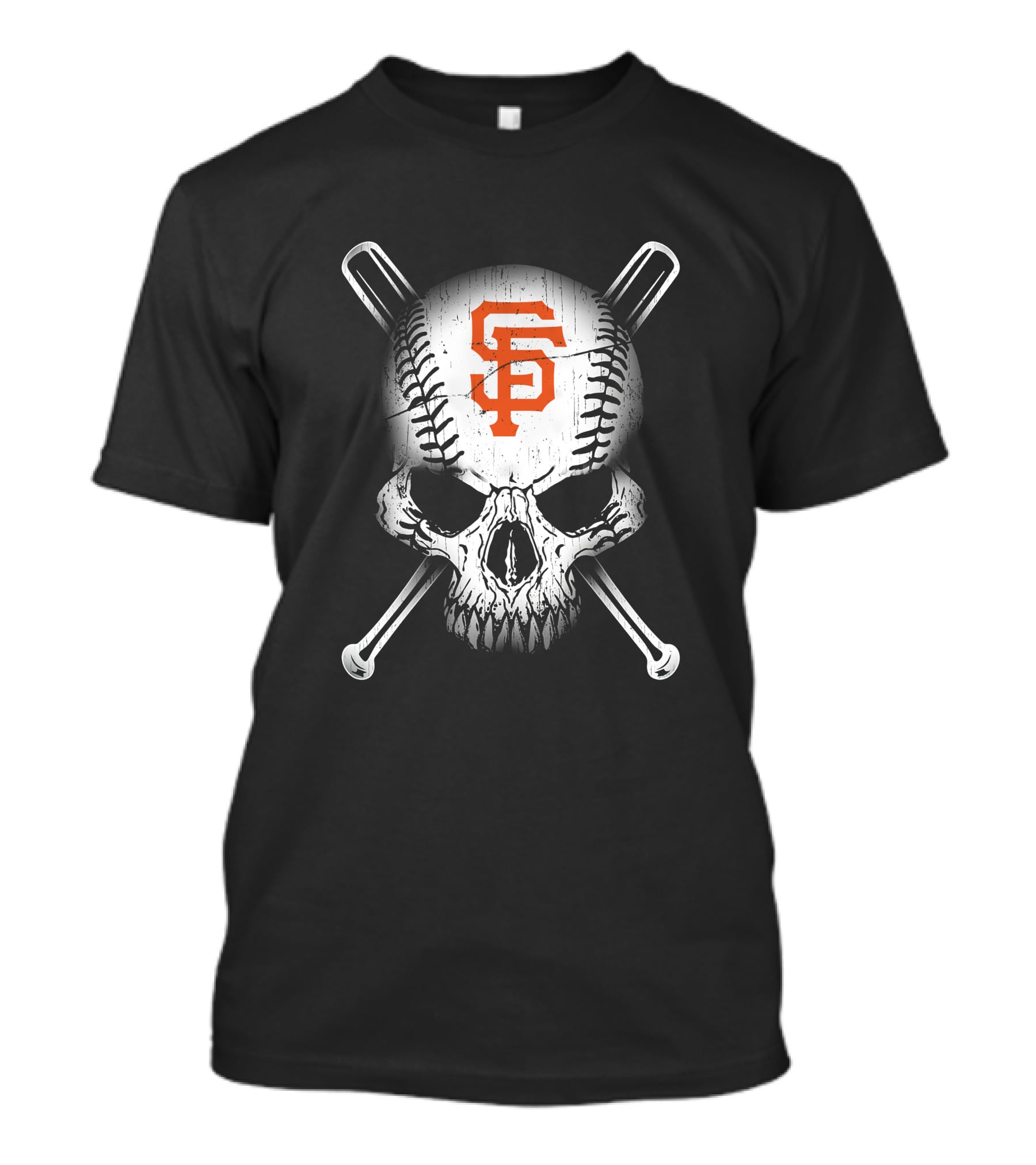 San Francisco Giants Skull Crossbones Baseball T-Shirt
