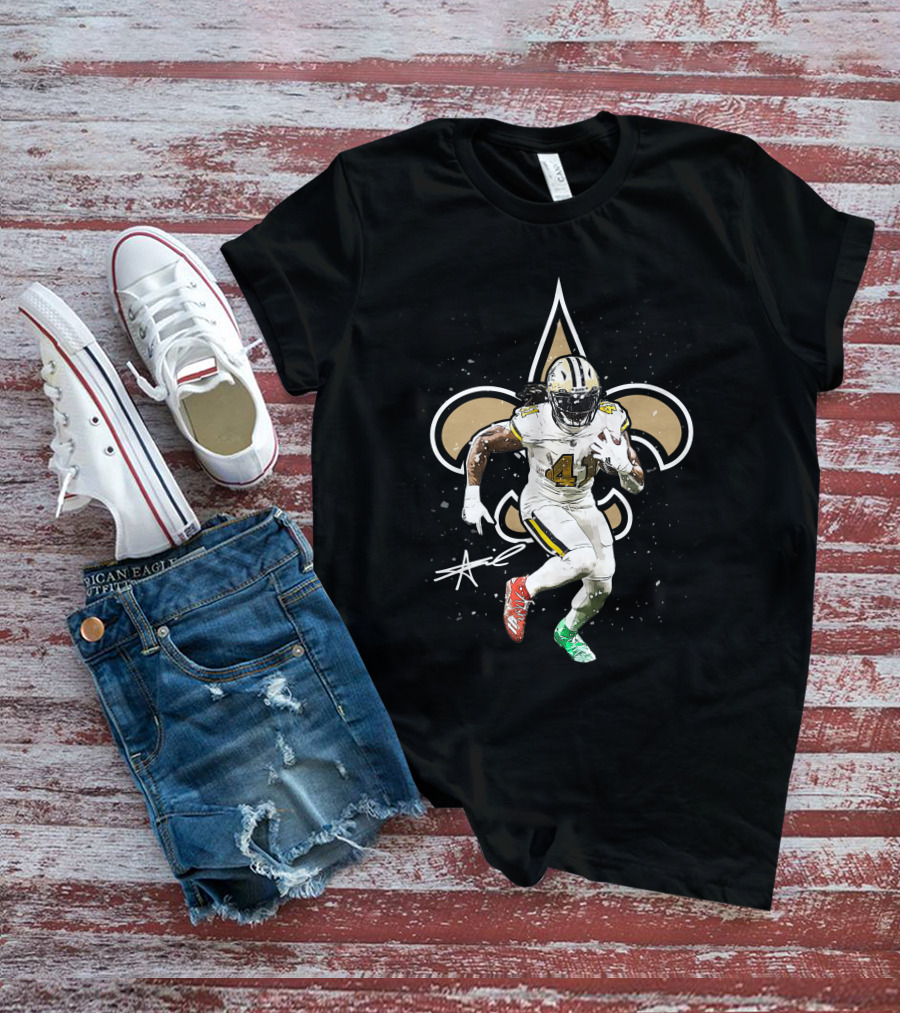New Orleans Fleur-De-Lis Football Player T-Shirt