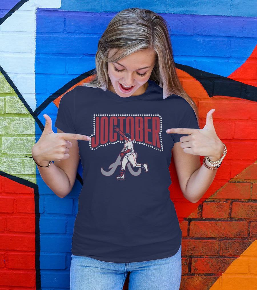 Joc Pederson Joctober Braves Baseball Celebration T-Shirt
