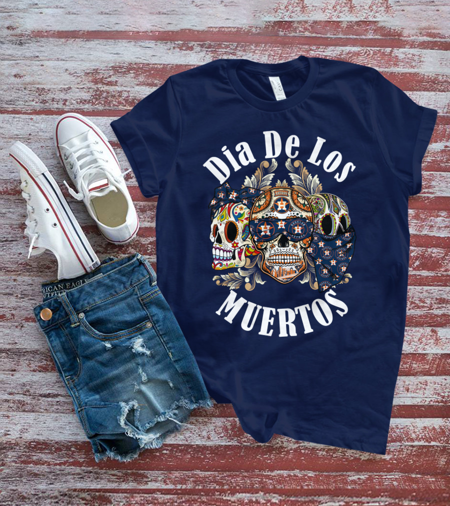 Dia De Los Muertos Houston Astros T-Shirt
