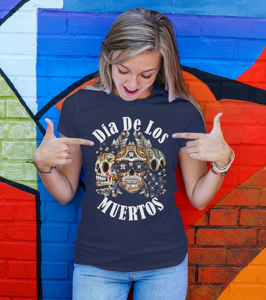 Dia De Los Muertos Houston Astros T-Shirt