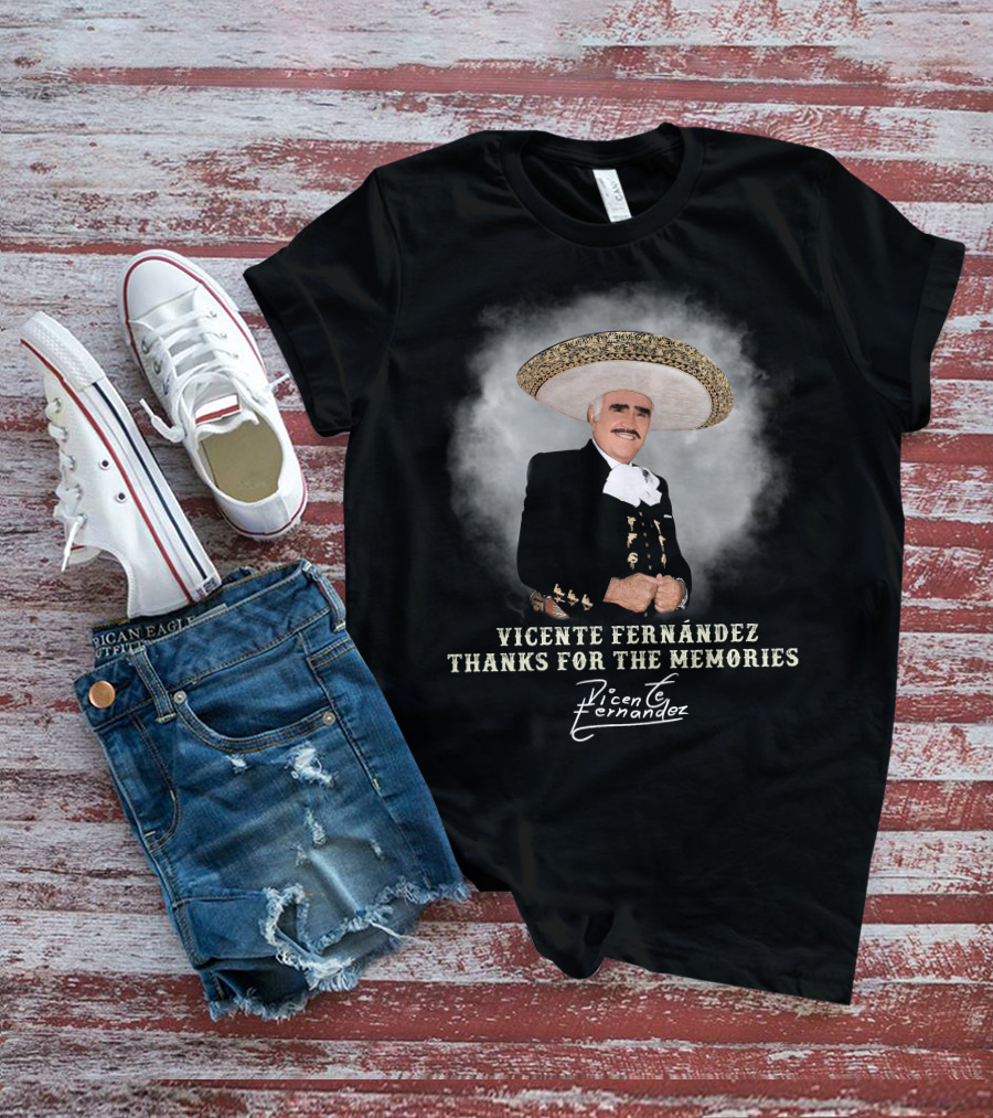 Vicente Fernández Thanks For The Memories T-Shirt