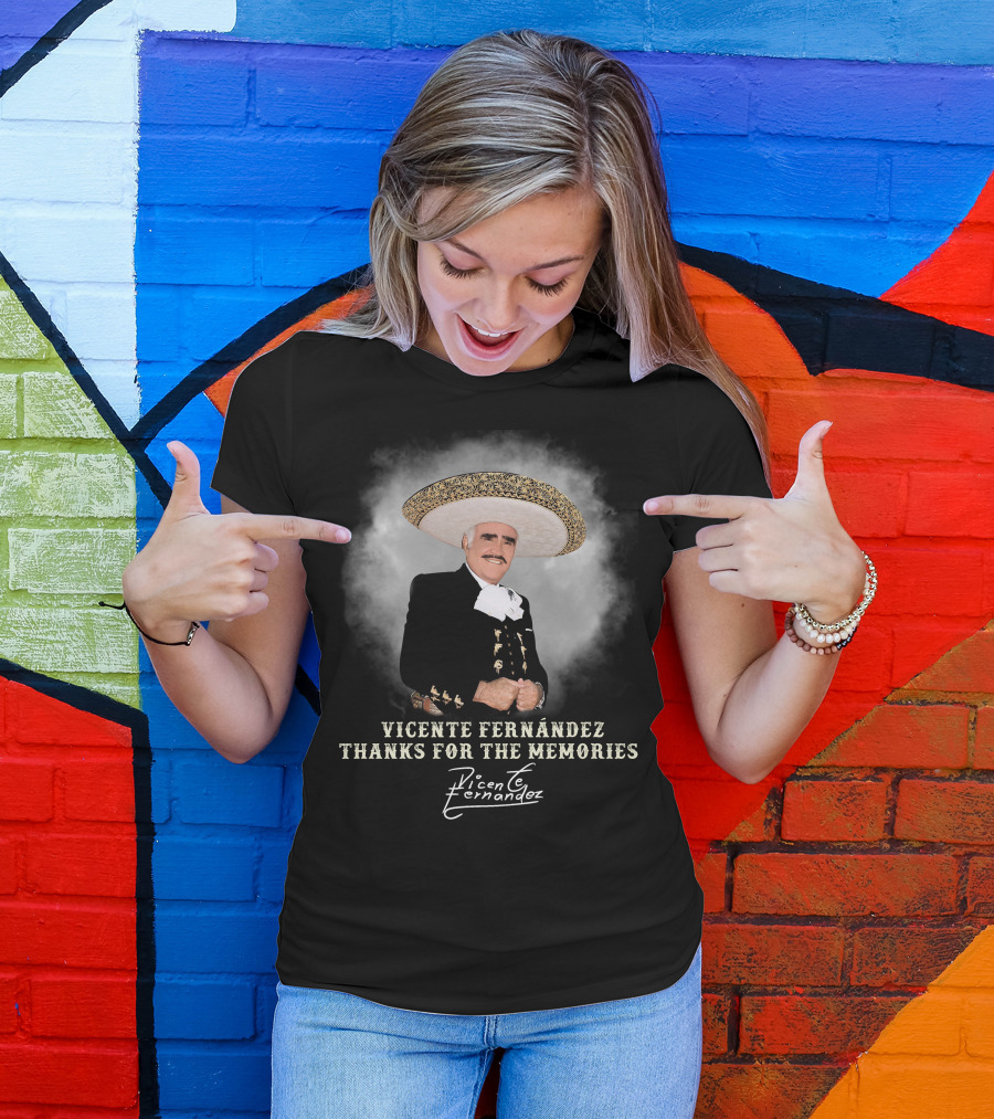 Vicente Fernández Thanks For The Memories T-Shirt