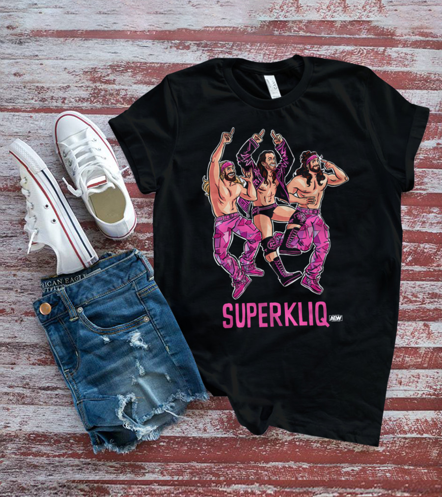 Superkliq AEW Wrestling Group T-Shirt