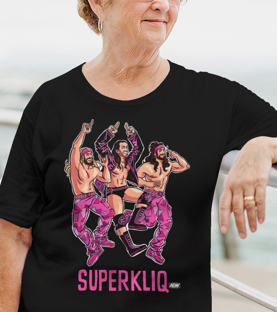 Superkliq AEW Wrestling Group T-Shirt