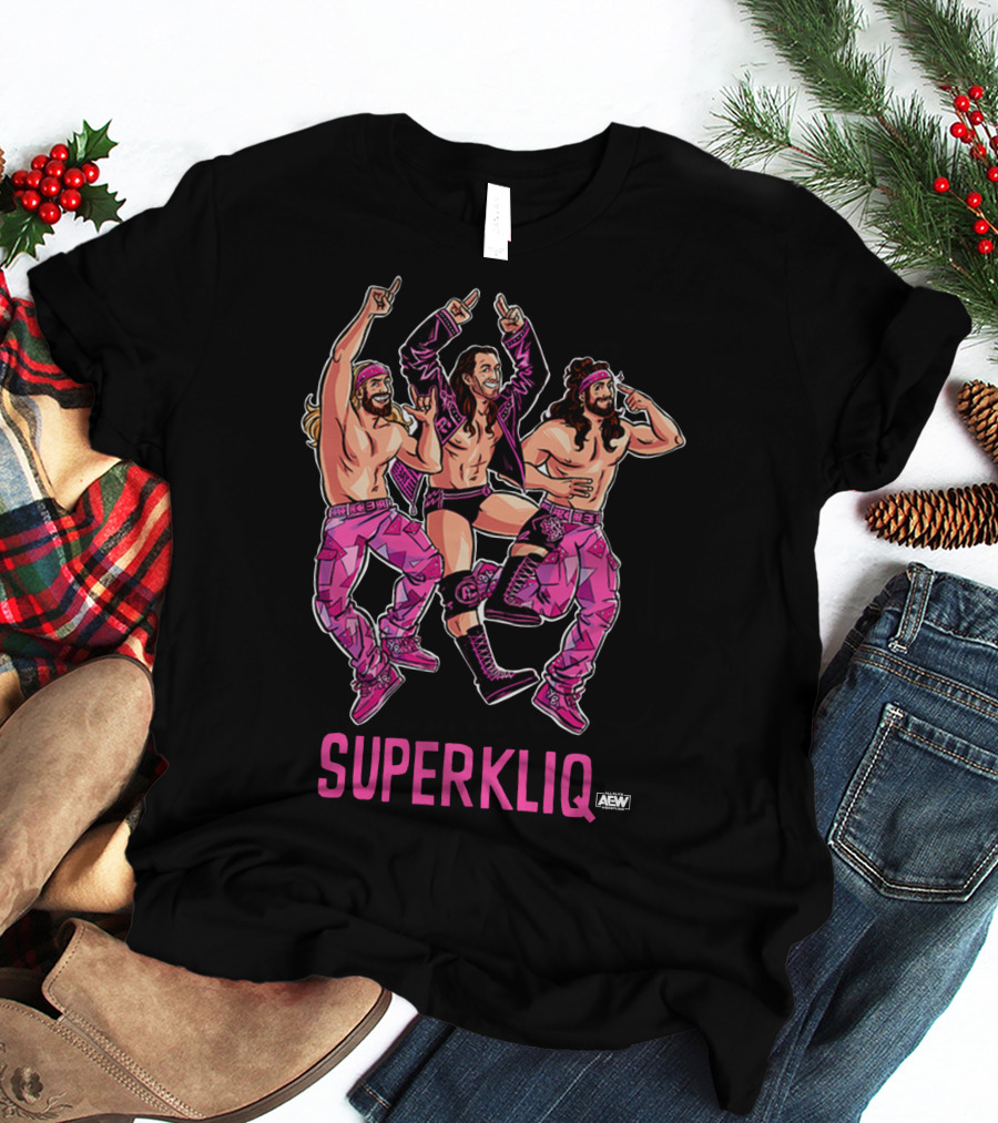 Superkliq AEW Wrestling Group T-Shirt