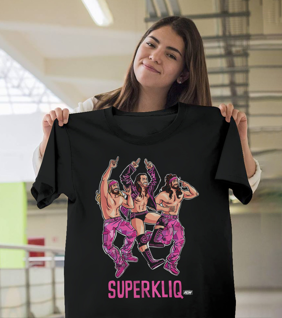 Superkliq AEW Wrestling Group T-Shirt