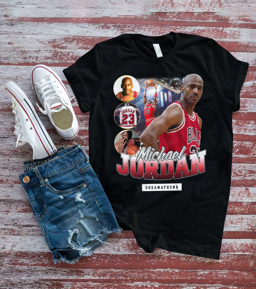 Michael Jordan Dreamathon 23 Basketball T-Shirt