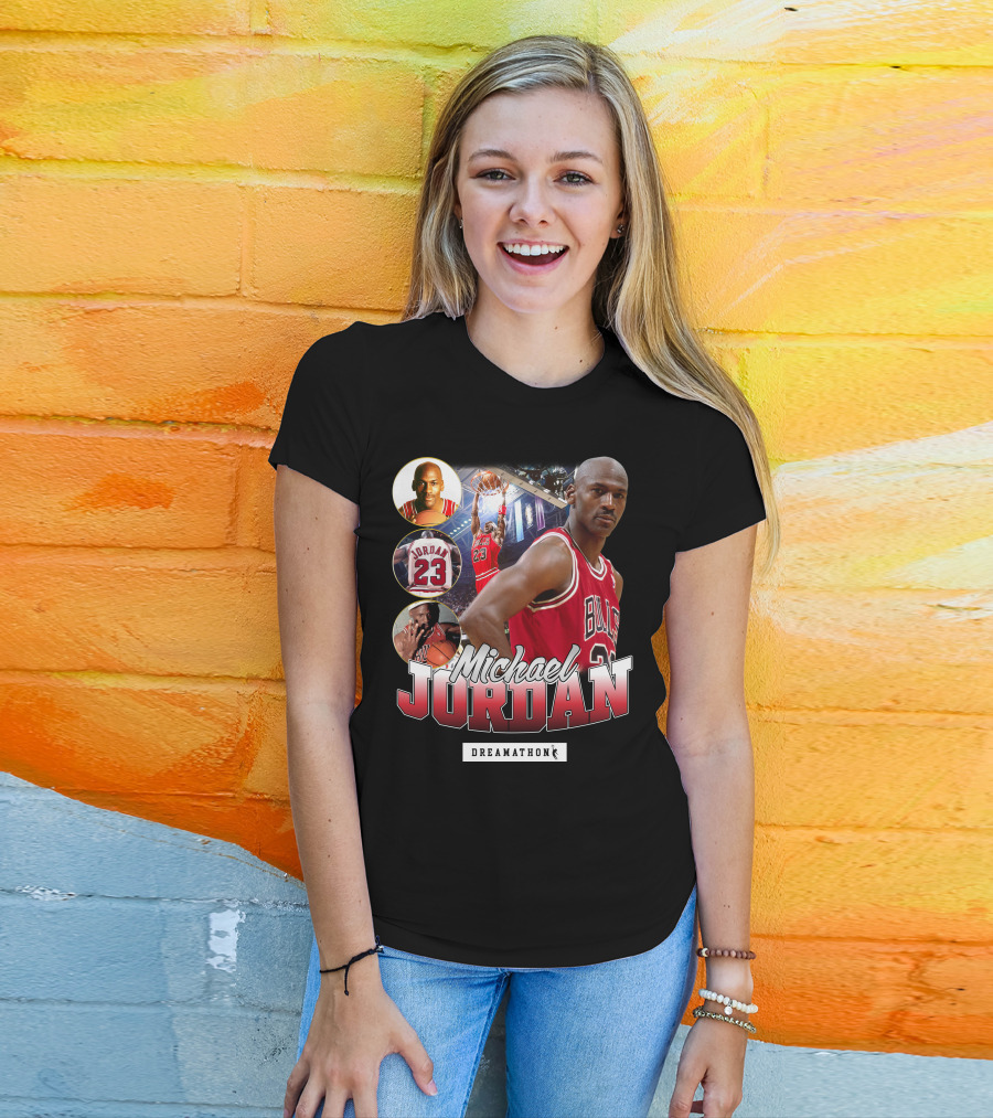 Michael Jordan Dreamathon 23 Basketball T-Shirt