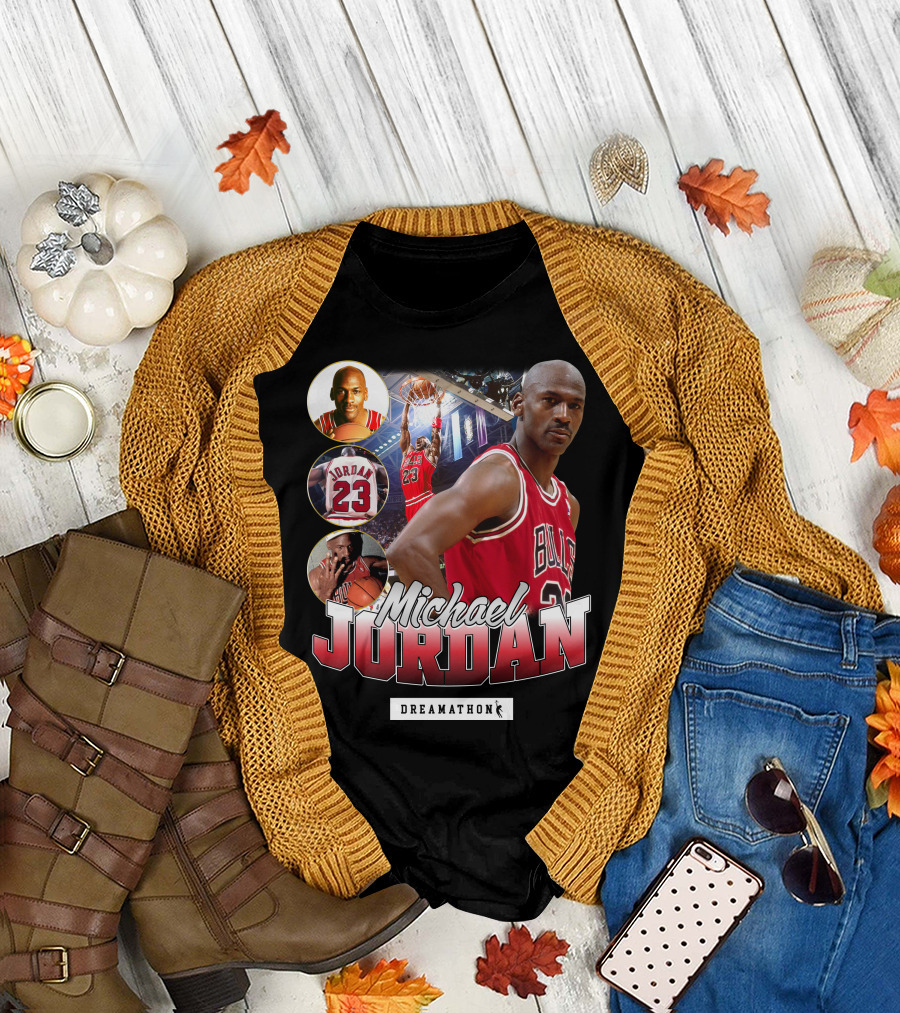 Michael Jordan Dreamathon 23 Basketball T-Shirt