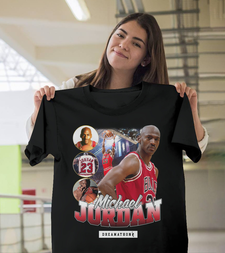 Michael Jordan Dreamathon 23 Basketball T-Shirt