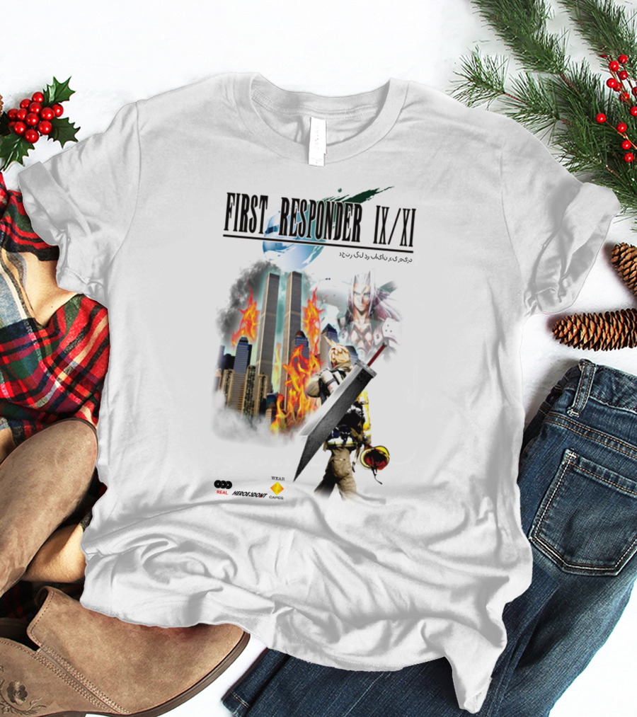 First Responder IX XI Real Heroes 9/11 T-Shirt