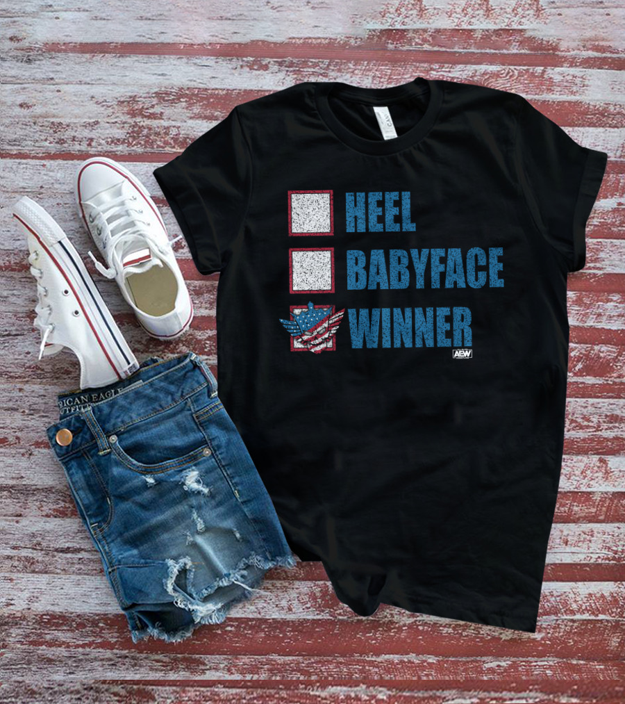 Cody Rhodes AEW Heel Babyface Winner T-Shirt