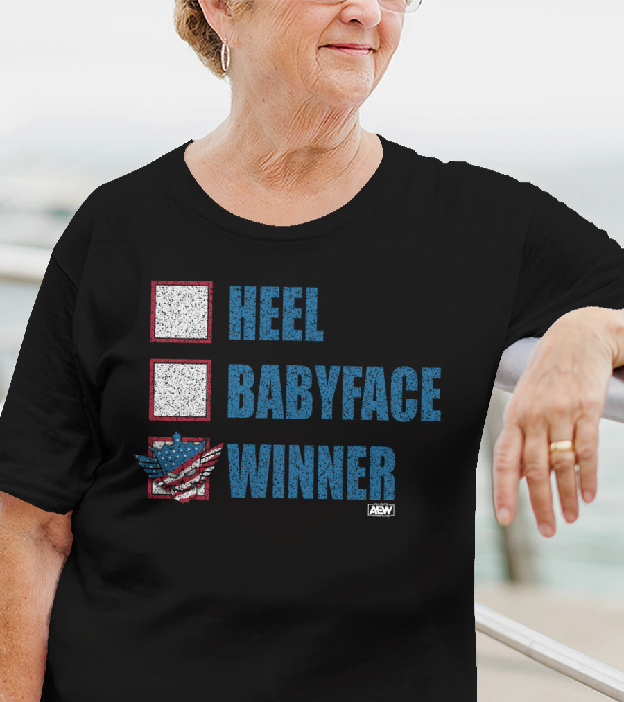 Cody Rhodes AEW Heel Babyface Winner T-Shirt