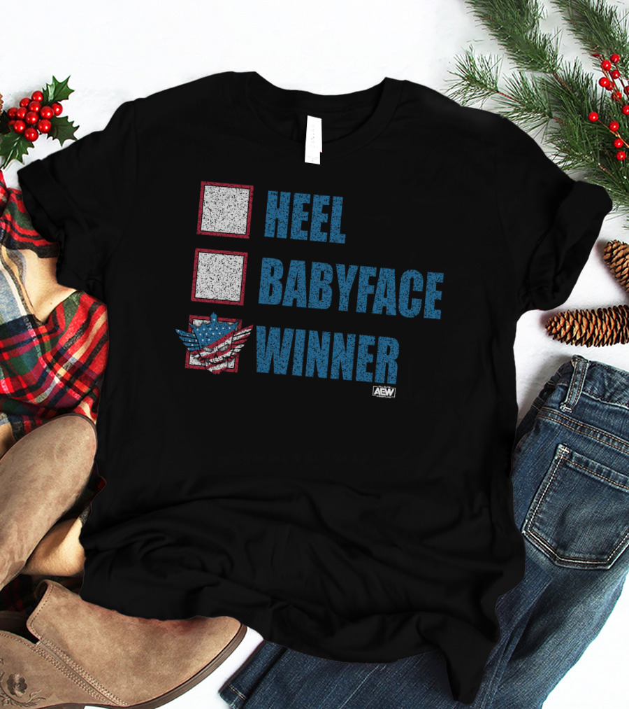 Cody Rhodes AEW Heel Babyface Winner T-Shirt