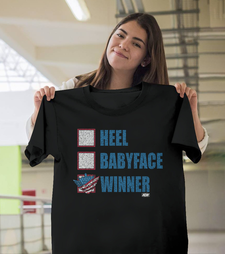 Cody Rhodes AEW Heel Babyface Winner T-Shirt