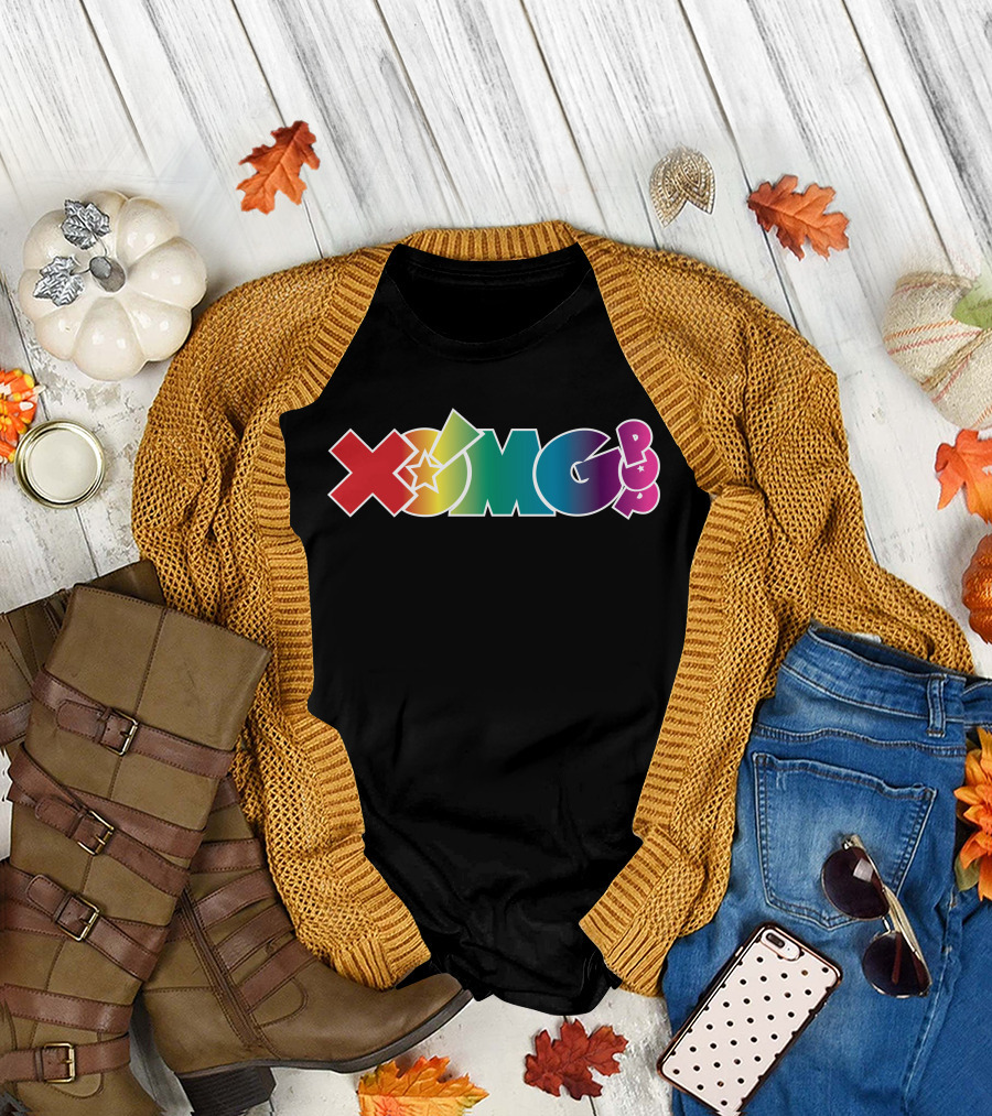 XOMG Pop Rainbow Starburst T-Shirt