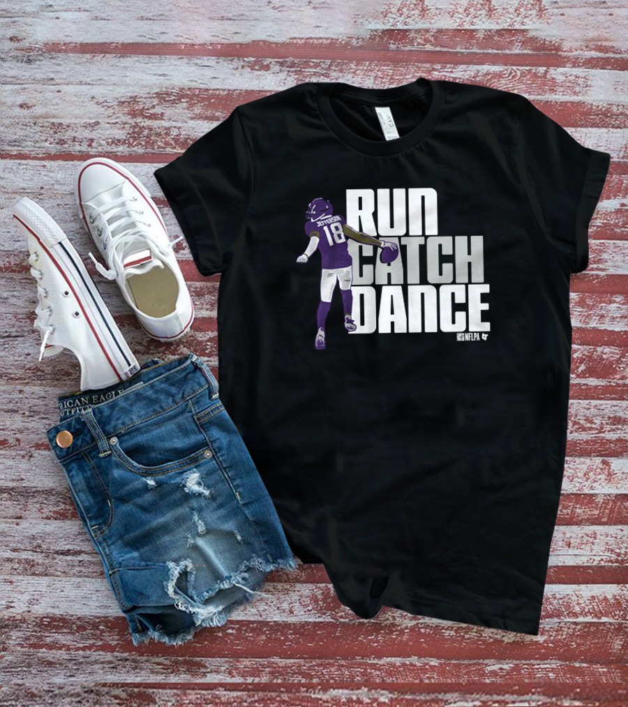 Justin Jefferson NFLPA Run Catch Dance T-Shirt