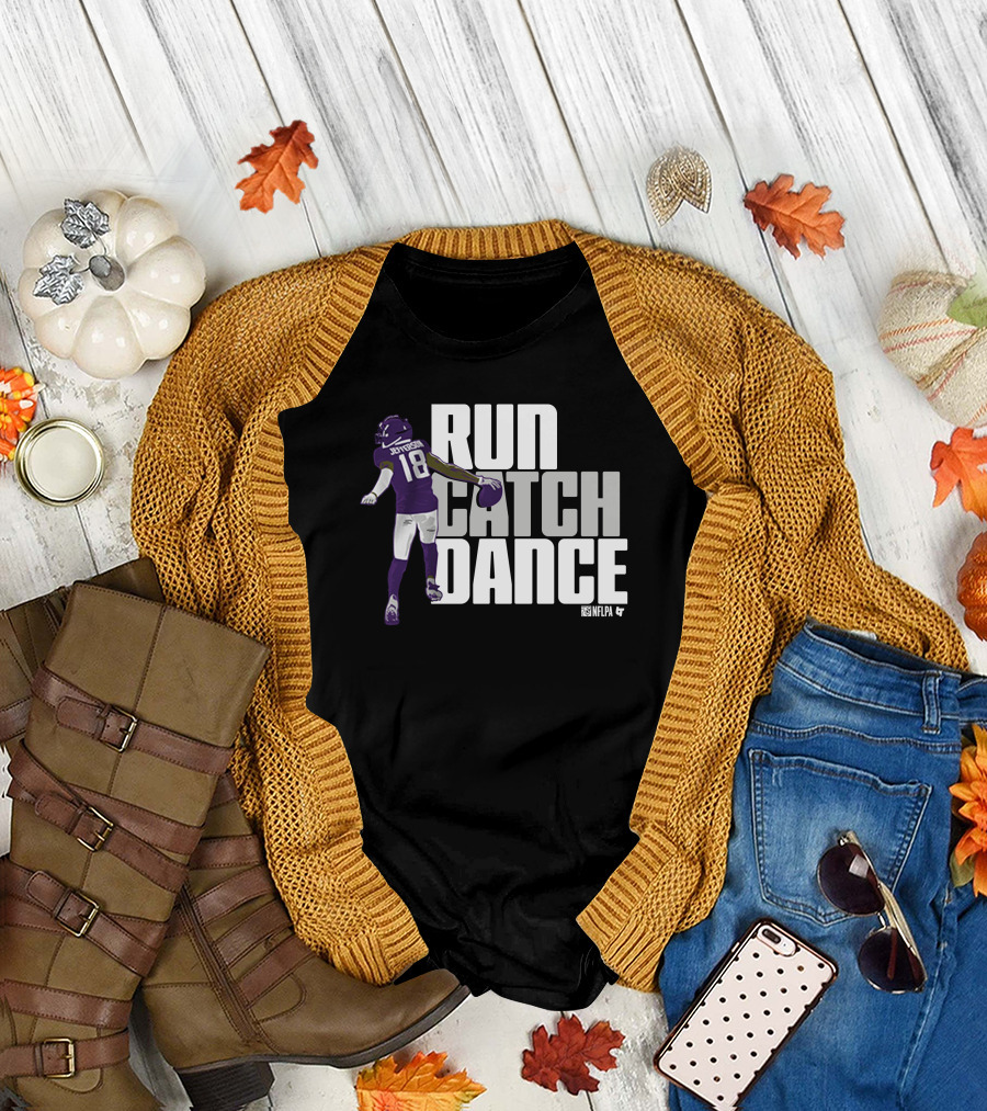 Justin Jefferson NFLPA Run Catch Dance T-Shirt