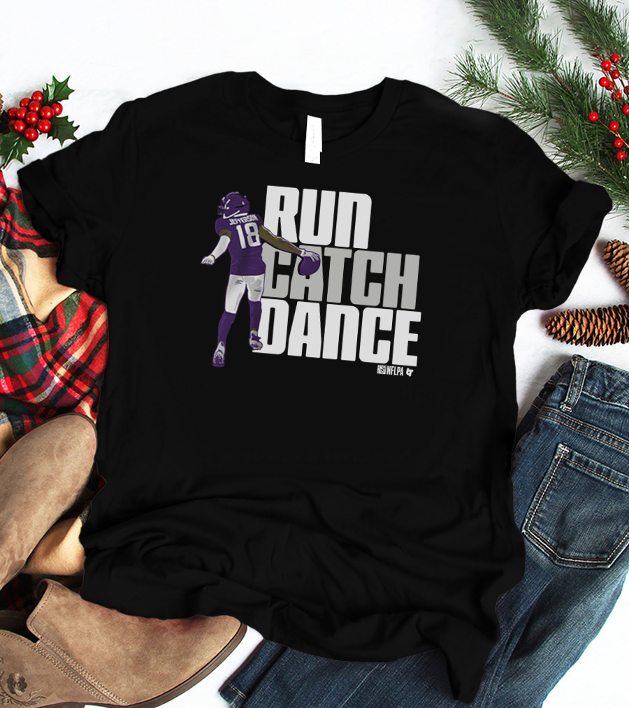 Justin Jefferson NFLPA Run Catch Dance T-Shirt