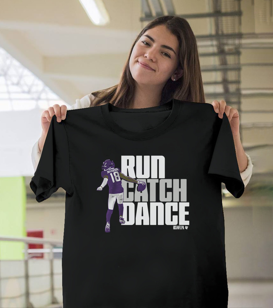 Justin Jefferson NFLPA Run Catch Dance T-Shirt