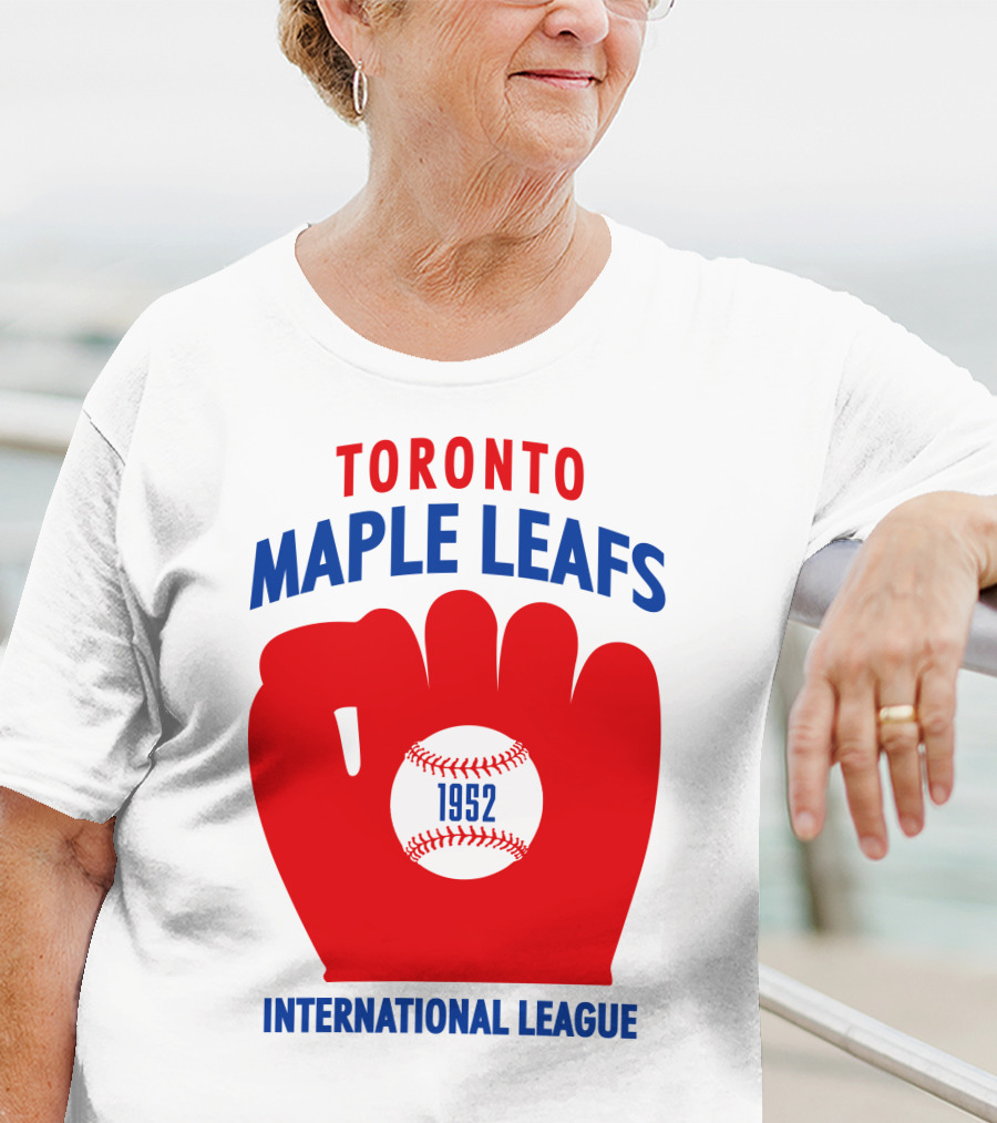 Toronto Maple Leafs 1952 International League Baseball Glove T-Shirt