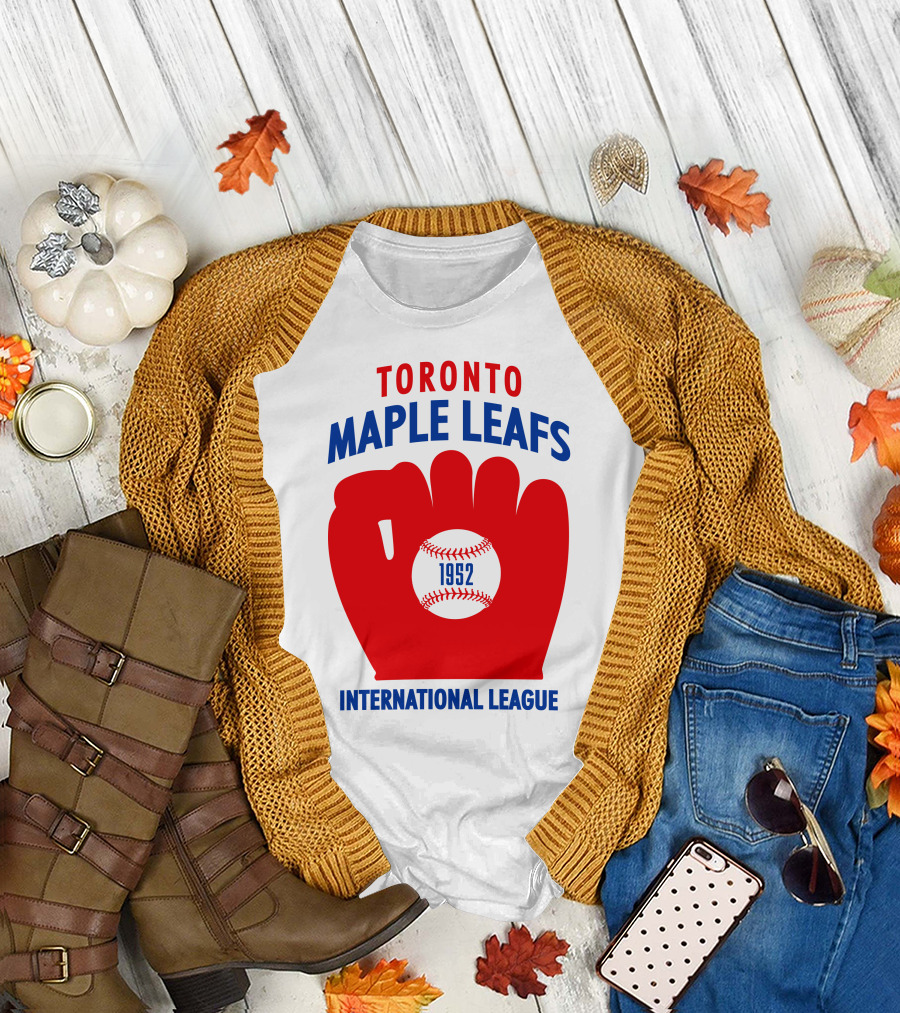 Toronto Maple Leafs 1952 International League Baseball Glove T-Shirt