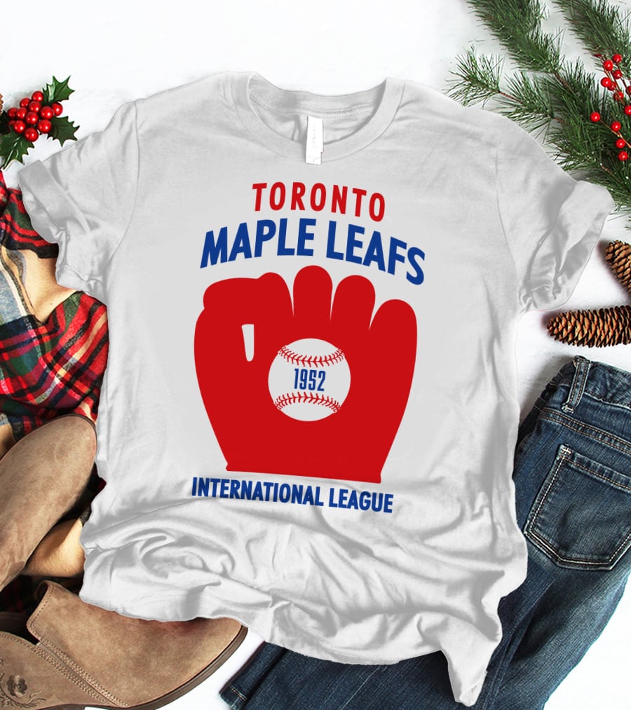 Toronto Maple Leafs 1952 International League Baseball Glove T-Shirt