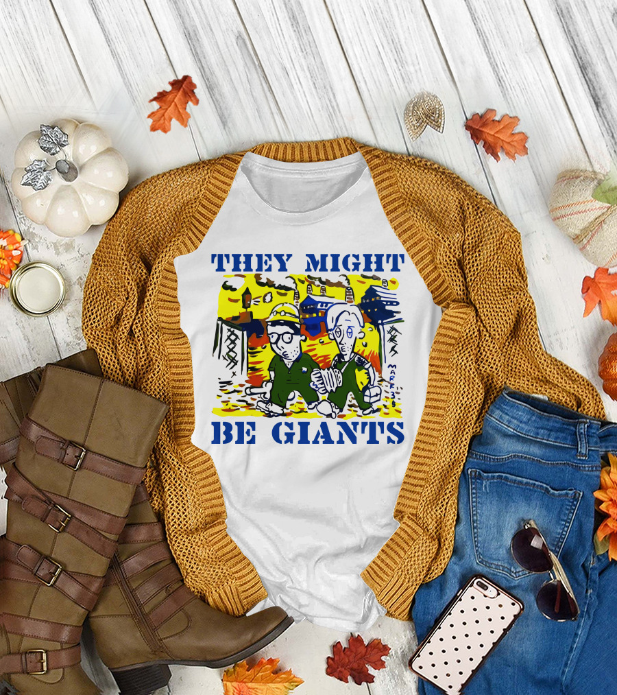 They Might Be Giants Comic Duo Factory Scene T-Shirt