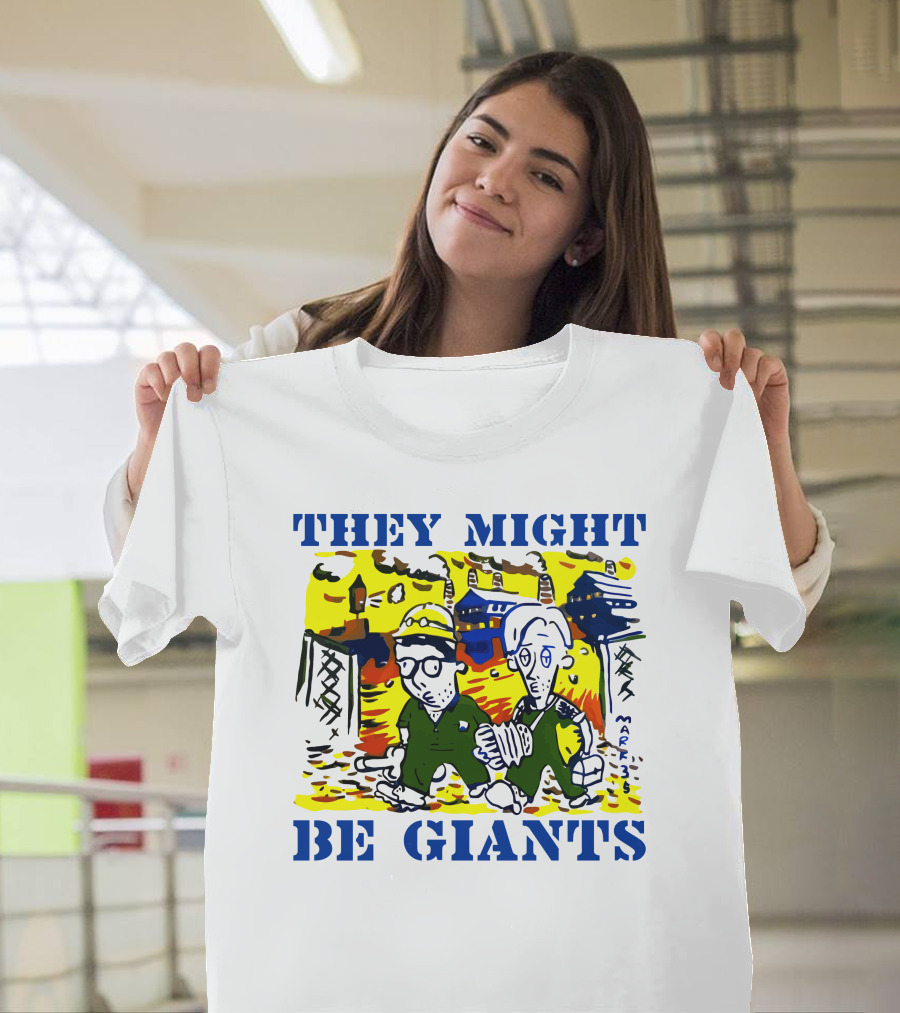 They Might Be Giants Comic Duo Factory Scene T-Shirt