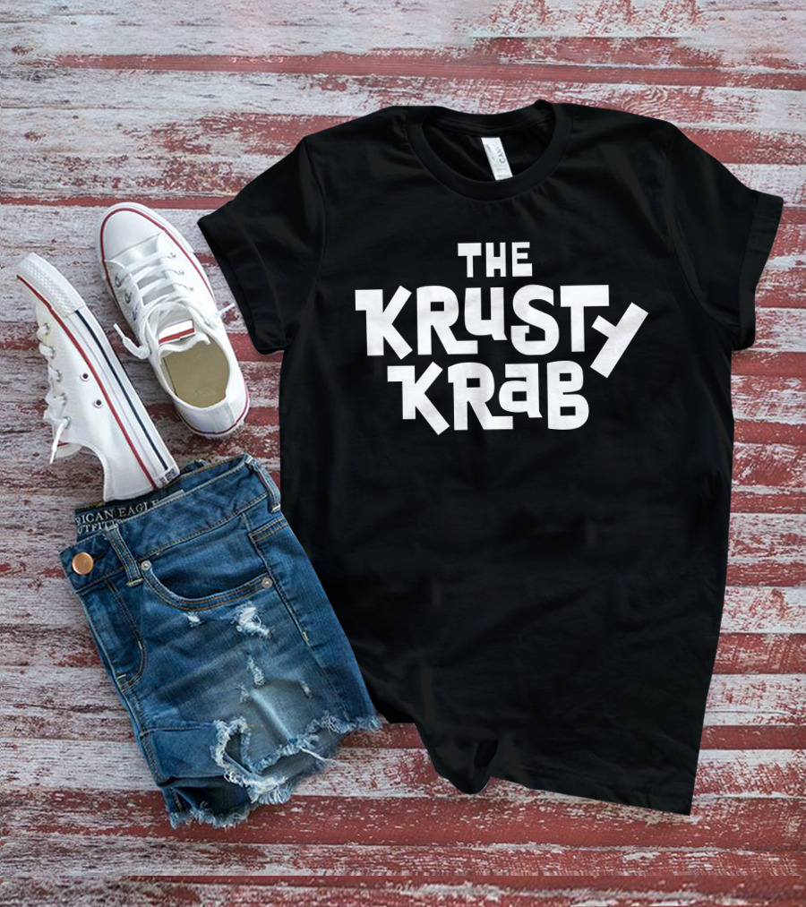 THE KRUSTY KRAB Logo Tri-Blend Dolman T-Shirt