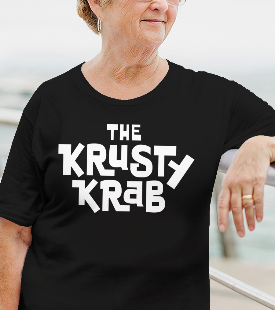 THE KRUSTY KRAB Logo Tri-Blend Dolman T-Shirt