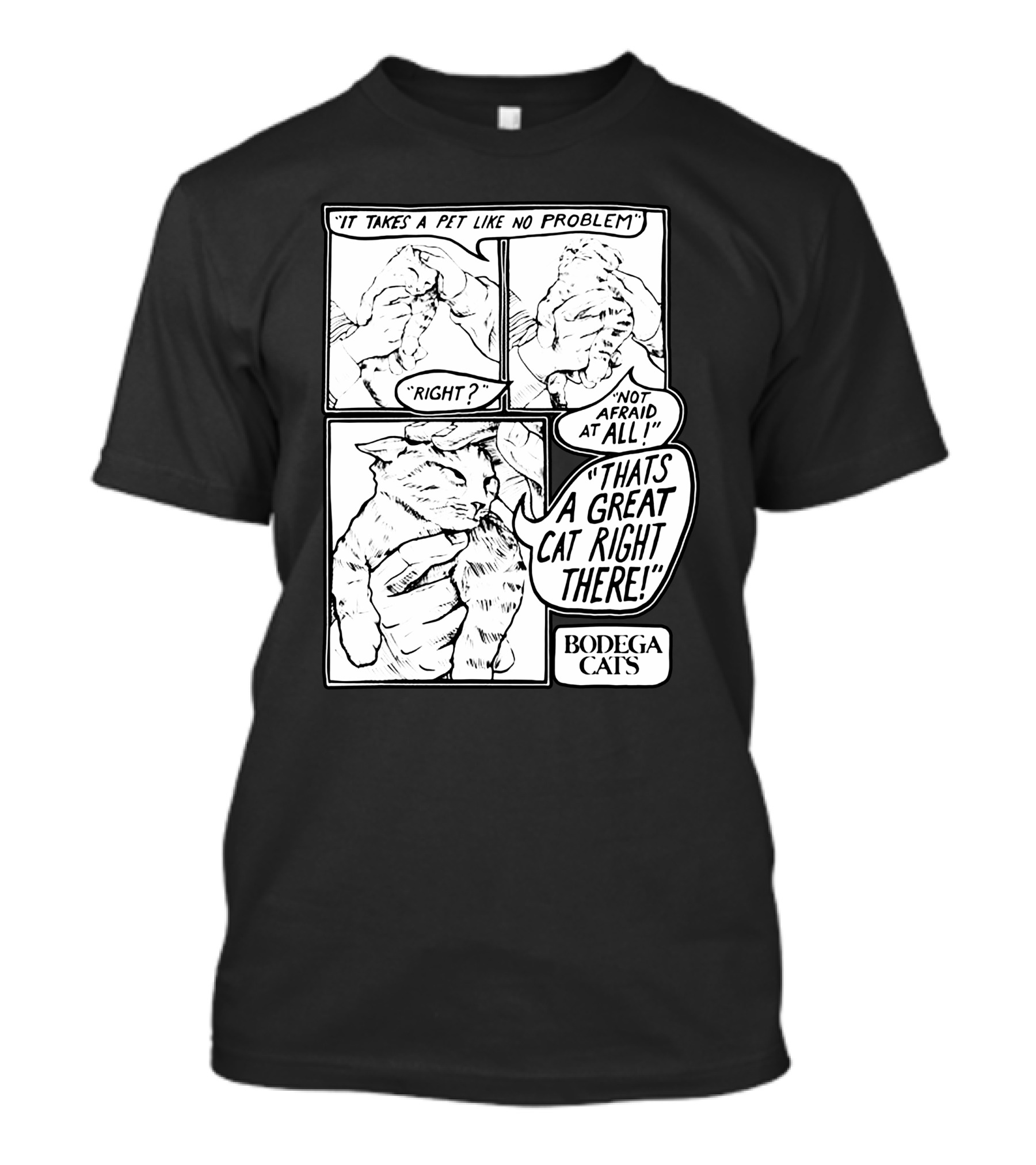 Bodega Cats That's A Great Cat Right There Comic Strip T-Shirt