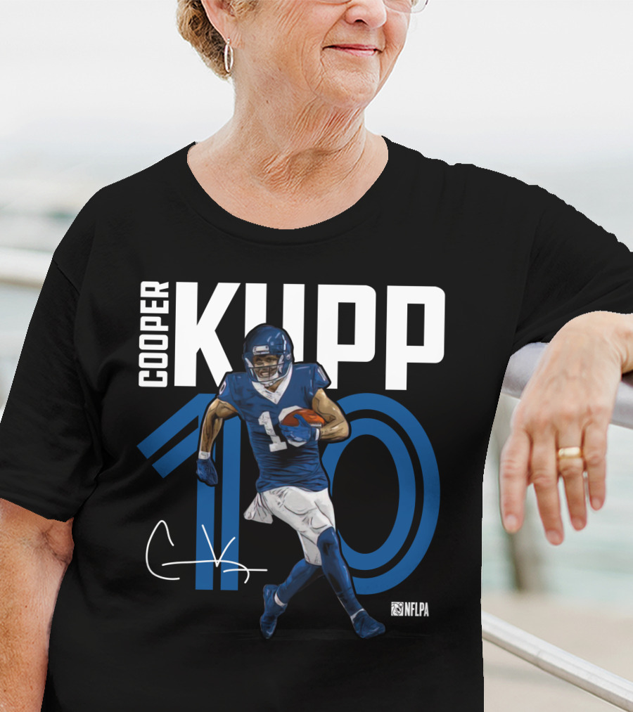 COOPER KUPP 10 NFLPA Football Player T-Shirt